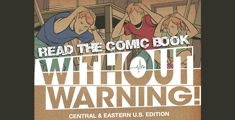 Earthquake Themed Comic Book Without Warning
