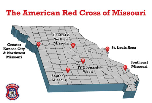 image of Red Cross chapter map