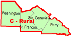 Regional Coordinators Map - Section C - Rural