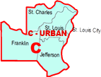 Regional Coordinators Map - Section C - Urban