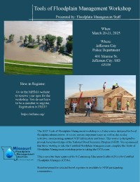 2025 Tools of Floodplain Management workshop flyer preview